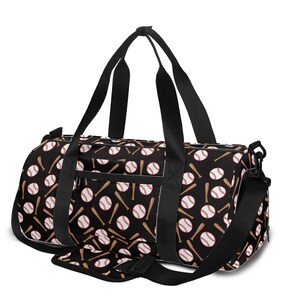 Sporttasche - Sporttasche mit Baseballmuster - Workout-Reisetasche, Yoga-Tasche, perfekt für das Training, Sportveranstaltungen, langlebige Sporttasche