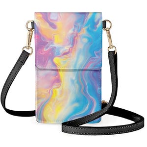 Phone Bag Crossbody Wallet - Cell Phone Pouch - Purse,Phone Holder for Easy Access & Convenience on the Go, Crossbody Bag Cell Phone Wallet