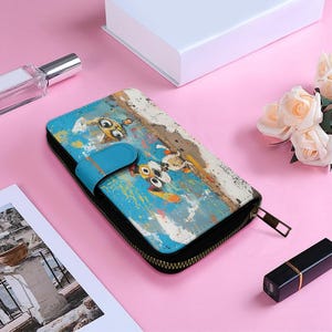 Elegante Klappe Lange Brieftasche: Stilvolles, funktionelles Design mit mehreren Fächern für organisierte Lagerung und mühelosen Stil Schlank, praktisch