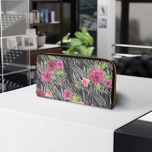 Floral Geldbörse, Damen Geldbörse, kleine Reißverschluss-Beutel, niedliche Geldbörse, Muttertagsgeschenk, Geschenk für sie, Floral Geldbörse