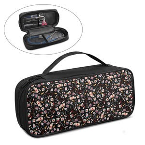 Stethoscope Storage Bag – Durable, Compact Organizer with Soft Interior for Safe and Convenient Medical Equipment Transport, Stethoscope Bag