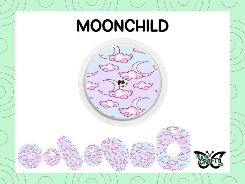 Celestial/horoscope CGM Sticker - Decals for Dexcom, Freestyle, Minimed ...