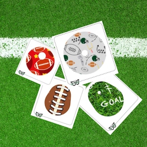 Football CGM Sticker: Matte Vinyl Decals for Dexcom, Freestyle, and Metronic CGMs