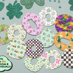St. Patrick’s Day/Mardi Gras CGM Overpatches - Bandage Covers for Wearable Medical Devices