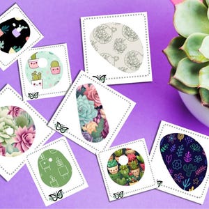 Plant CGM Sticker, Cute Floral CGM Cover, Cacti Diabetes Cover, Dexcom G6/G7/Stelo, Freestyle Libre 2/3/3+/Lingo, Medtronic Guardian 3