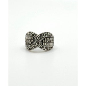 Destiny, Sterling Silver 925, Ring, Marcasite, Pyrite stones, Art Nouveau Ring