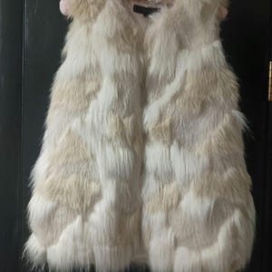 Débardeur femme en fausse fourrure Steve Madden Plush automne/hiver ! TAILLE -Petite