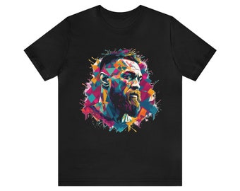 Conor McGregor Graffiti T-Shirt, McGregor T-shirt Gift, McGregor Tee, McGregor shirt, Unisex McGregor Jersey Short Sleeve Tee