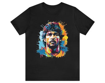 Camiseta Maradona, Diego Armando Maradona Graffiti Camiseta Regalo, Camiseta Maradona, Camisa Maradona, Camiseta de manga corta Unisex Maradona Jersey