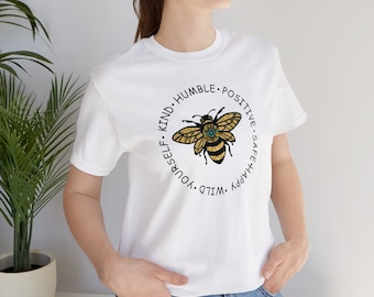 Sei du selbst, Art, glückliches T-Shirt, Positivitäts-inspirierendes T-Shirt