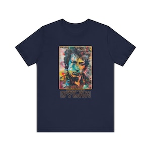 Bob Dylan Graffiti T-Shirt, Bob Dylan Unisex Tee Model 1