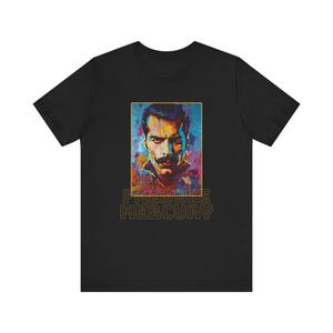 Rock Star Graffiti T-Shirt, Rock Star Tee Unisex Tee Model 1