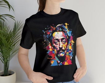 Camiseta Salvador Dali Graffiti, camiseta inspiradora Salvador Dali, camiseta Dali, camisa Dali, camiseta de manga curta Dali Jersey