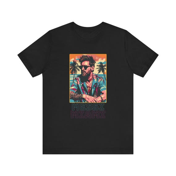 Leo Messi in Miami Cool T-Shirt, Messi Miami Unisex Tee Model 1