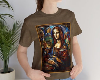 Mona Lisa Revived T-Shirt, Mona Lisa Artistic Shirt, Unisex
