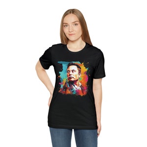 Elon Musk Graffiti T-Shirt, Elon Musk inspiring T-shirt, Elon Musk Tee, Elon Musk shirt, Elon Musk Jersey Short Sleeve Tee