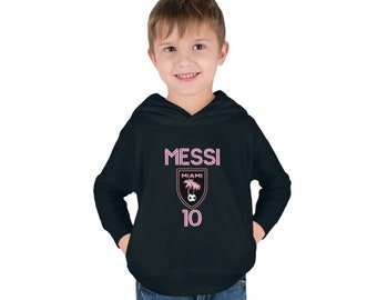 Messi Miami Vibes Toddler Pullover Hoodie, Messi Kids Hoodie, Messi Miami Children Clothing