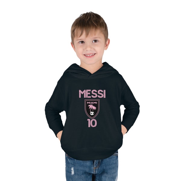 Messi Miami Vibes Toddler Pullover Hoodie, Messi Kids Hoodie, Messi Miami Children Clothing