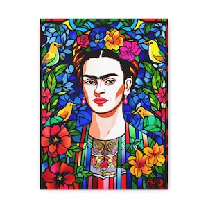 Frida Kalho Artistic Canvas, Frida Kalho Wall Decoration Canvas