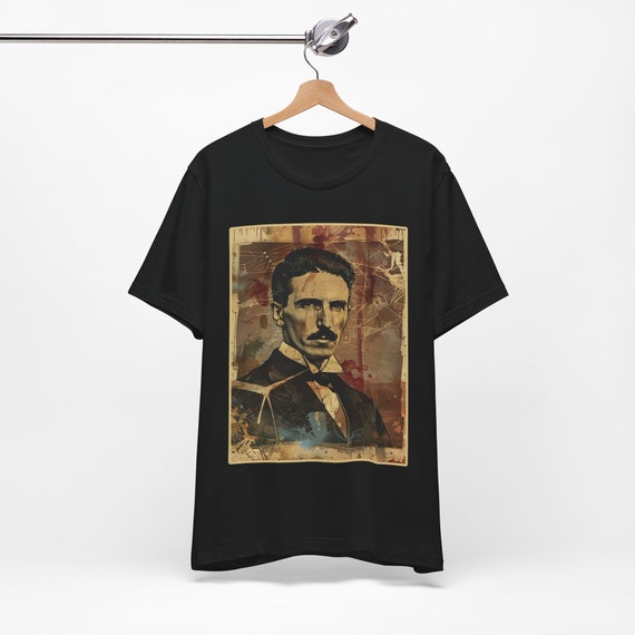 Nikola Tesla Portrait T-Shirt Nikola Tesla Portrait T-Shirt