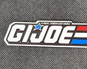 GI Joe - A real American Hero Logo, High-Gloss, Vinyl Sticker