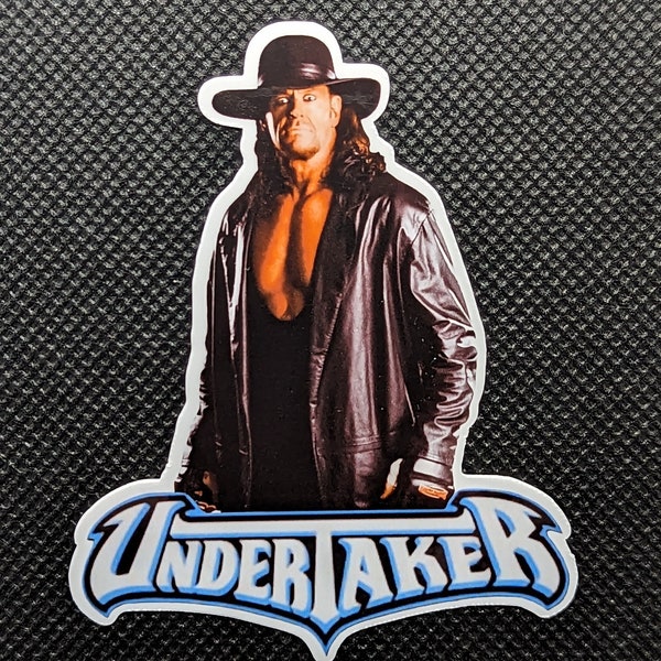Pro Wrestler the Undertaker Vinyl Sticker
