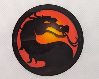 Mortal Kombat Logo Sticker