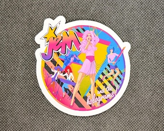 Jem and the Holograms Vinyl Sticker