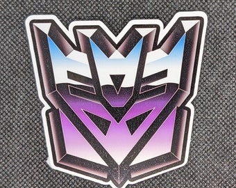 Transformers Decepticon Symbol Vinyl Sticker
