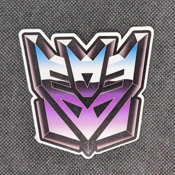Transformers Decepticon Symbol Vinyl Sticker