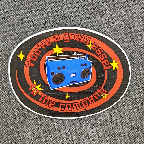 Hit Game "Lethal Company" Boom Box Sticker