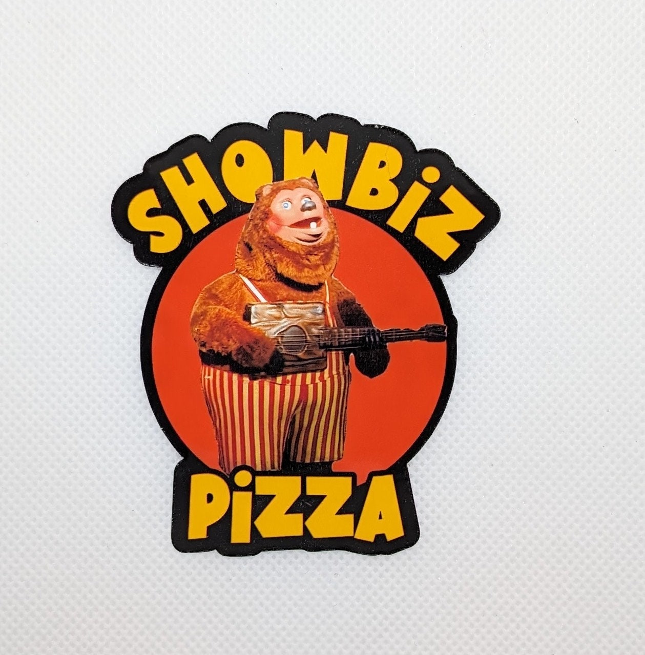 1980s Show Biz Pizza Billy Bob Brockali High-gloss, Vinyl Sticker, 2  Variations - Etsy, image size:1259x1279