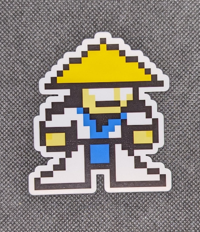 Mortal Kombat 8-bit-raiden Sticker - Etsy
