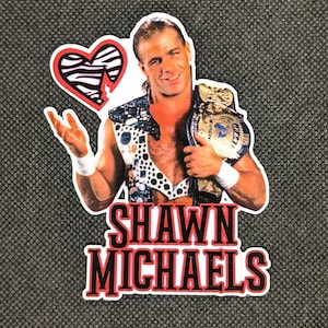 Pro Wrestler Shawn Michaels Vinyl Sticker