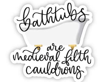 New Girl - Bathtubs Sticker