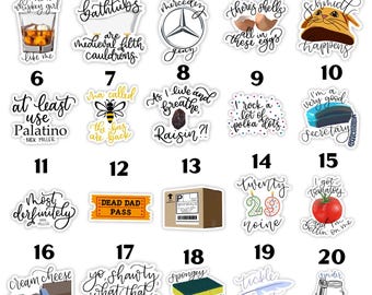 PICK YOUR OWN New Girl Sticker Pack