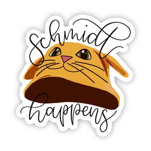 New Girl Sticker Schmidt Happens Sticker