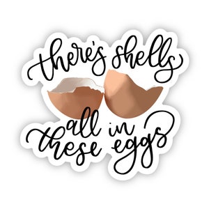 New Girl - Eggshells Sticker