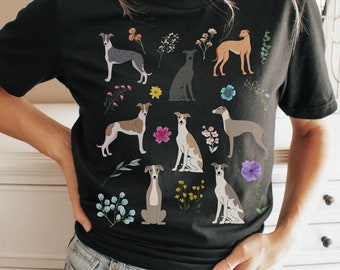Greyhound Wildflower shirt, Greyhound shirt, Greyhound gift, Greyhound mom, Greyhound gifts