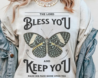 The Blessing Shirt, Boho Christian Shirt, Christian TShirts, Christian Gifts, Jesus Apparel, Christian tshirt