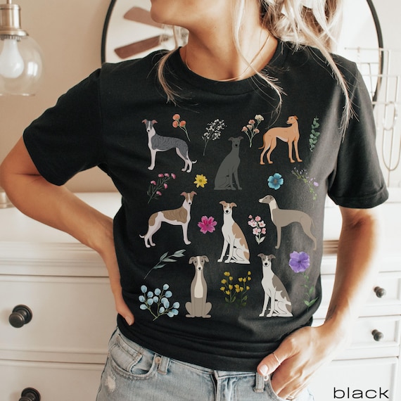 Greyhound Wildflower shirt, Greyhound shirt, Greyhound gift, Greyhound mom, Greyhound gifts