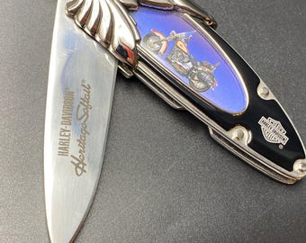 Harley Davidson Heritage Softail knife from Franklin Mint