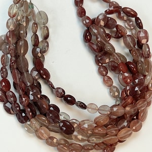 Andesine Labradorite Beads Oval Faceted, Oval Faceted, Natural Andesine