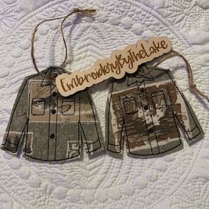 Custom Fabric Memory Ornament: Made From Loved One's Clothing