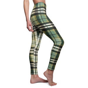 PantsYoga Leggings Retro Plaid