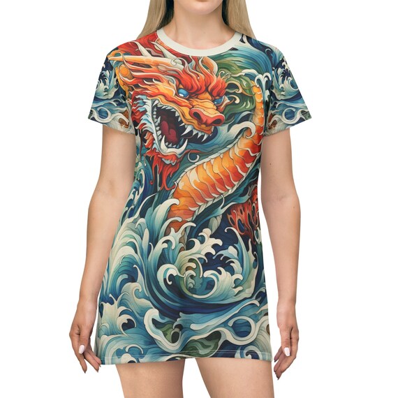 Dragon t shirt dress discount