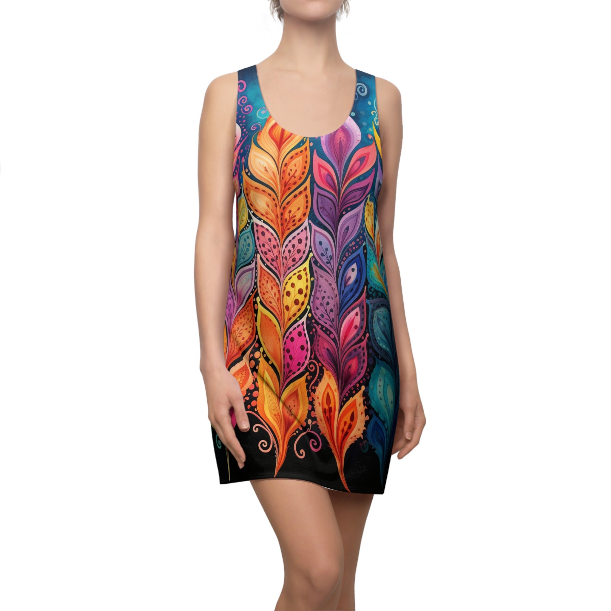 Feathers Women's Cut & Sew Racerback Dress