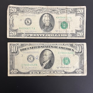 Old 10 dollar bill deals