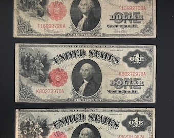 1917 1 Dollar Bill Large Size Old Paper Money United States Rare Currency From Estate Lot Legal Tender Note SAWHORSE