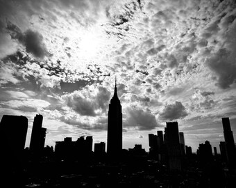 Empire State Building (zwart-wit)